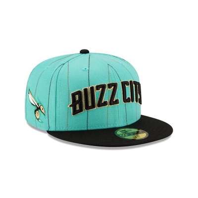 Charlotte Hornets Gorra | New Era NBA City Edition 59fifty Fitted Cap Mexico - Azules